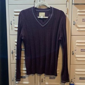 Banana Republic V-Neck acrylic/wool blend sweater